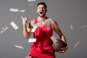 Basketball player exciting after making money from his passion