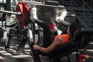 Exercise machines - leg press machine